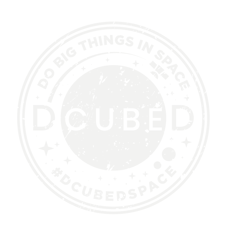 DCUBED - Do big things in space - badge